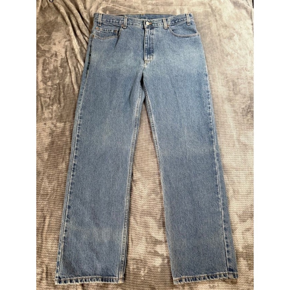 Vintage Levis 505 Regular Fit Straight Leg Men Jeans 36x30 Blue Denim 00505-4891